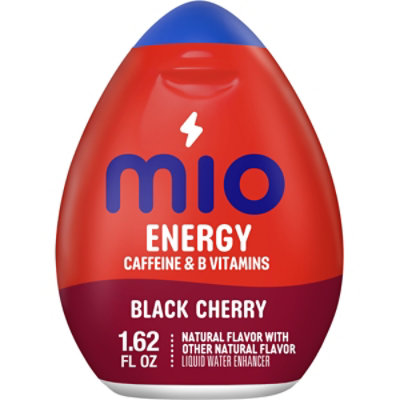 MiO Energy Black Cherry Liquid Water Enhancer with Caffeine & B Vitamins Bottle - 1.62 Fl. Oz. - Image 1