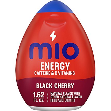 MiO Energy Black Cherry Liquid Water Enhancer with Caffeine & B Vitamins Bottle - 1.62 Fl. Oz. - Image 3