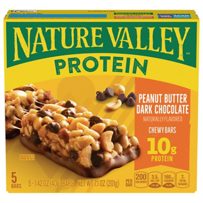 Nature Valley Protein Bars Chewy Peanut Butter Dark Chocolate - 5-1.42 Oz - Image 3