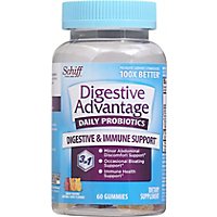 Digestive Advantage Dietary Supplement Probiotic Gummies - 60 Count - Image 1