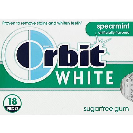 Orbit Gum White Spearmint Sugarfree - 18 Count - Image 2
