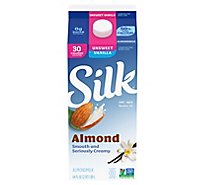 Silk Unsweetened Vanilla Almond Milk - 0.5 Gallon