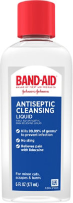 Band-Aid Antiseptic Cleansing Liquid - 6 Fl. Oz. - Image 2