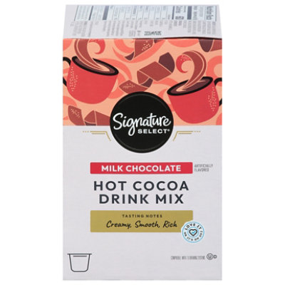 Signature SELECT Cocoa Hot Pods Milk Chocolate - 12 Count