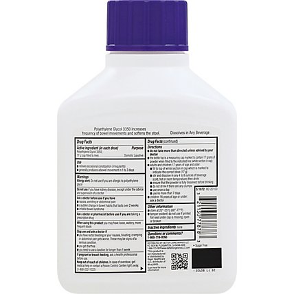 Signature Care ClearLax Powder For Solution Polyethylene Glycol 3350 Osmotic Laxative - 17.9 Oz - Image 5