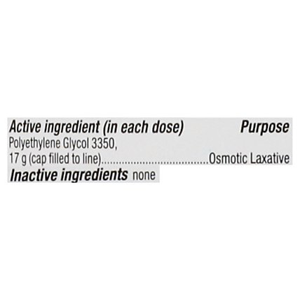 Signature Care ClearLax Powder For Solution Polyethylene Glycol 3350 Osmotic Laxative - 17.9 Oz - Image 4