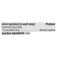 Signature Care ClearLax Powder For Solution Polyethylene Glycol 3350 Osmotic Laxative - 17.9 Oz - Image 4