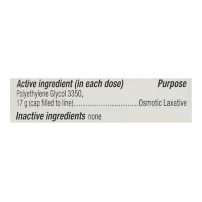 Signature Select/Care ClearLax Powder For Solution Polyethylene Glycol 3350 Osmotic Laxative - 17.9 Oz - Image 5