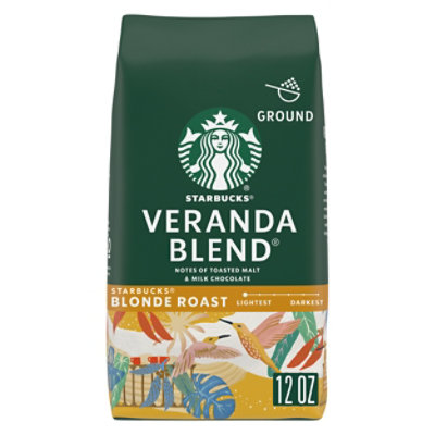 Starbucks Veranda Blend 100% Arabica Blonde Roast Ground Coffee Bag - 12 Oz - Image 1