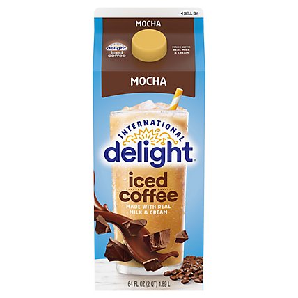International Delight Mocha Iced Coffee - 64 Fl. Oz. - Image 1