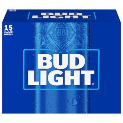 Bud Light American Lager Beer in  Aluminum Bottles - 15 - 16 Fl. Oz. - Image 2