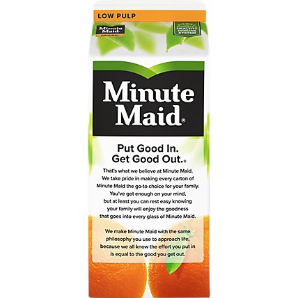 Minute Maid Juice Orange Original Carton - 59 Fl. Oz.