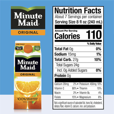 Minute Maid Juice Orange Original Carton - 59 Fl. Oz. - Image 4