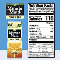 Minute Maid Juice Orange Pulp Free Carton - 59 Fl. Oz. - Image 4