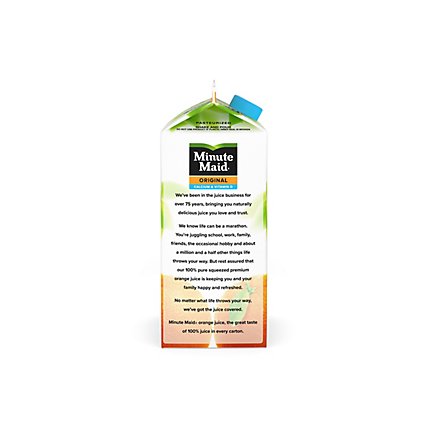 Minute Maid Juice Premium Orange Original Calcium & Vitamin D Cartons - 59 Fl. Oz. - Image 3