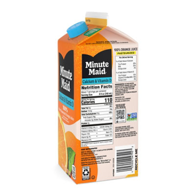 Minute Maid Juice Premium Orange Original Calcium & Vitamin D Cartons - 59 Fl. Oz. - Image 5