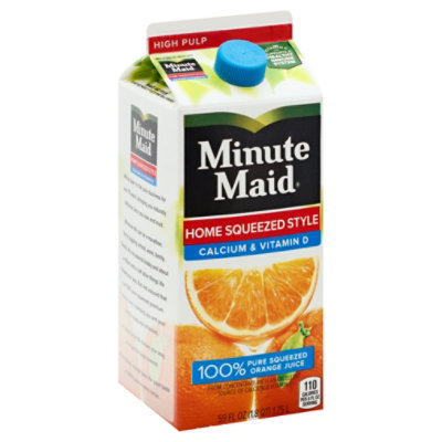 Minute Maid Juice Orange Home Squeezed Style Calcium Vitamin D