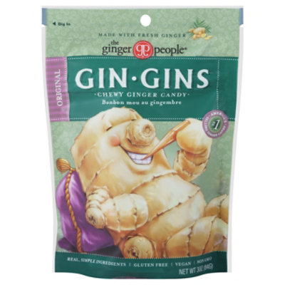 Ginger People Gin-Gins Candies Ginger Chewy - 3 Oz - Image 2