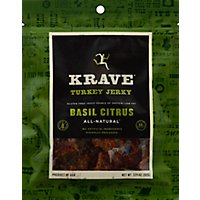 Krave Turkey Jerky Basil Citrus - 3.25 Oz - Image 2