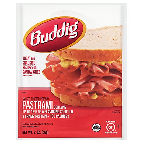 Buddig Deli Thin Original Pastrami - 2 Oz