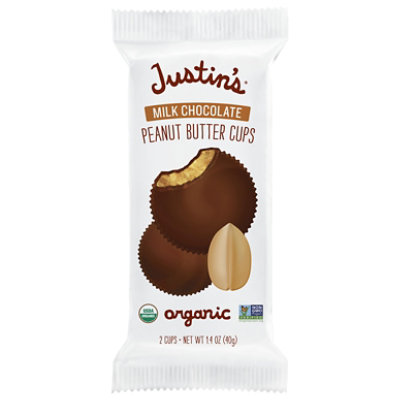 Justins Organic Peanut Butter Cups Milk Chocolate - 1.4 Oz - Image 2