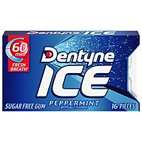 Dentyne Ice Peppermint Sugar Free Gum 16 Piece Pack - Image 1