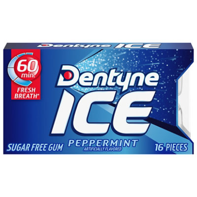 Dentyne Ice Peppermint Sugar Free Gum 16 Piece Pack - Image 1