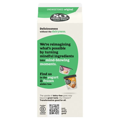 So Delicious Dairy Free Coconut Milk Organic Unsweetened - 64 Fl. Oz. - Image 2