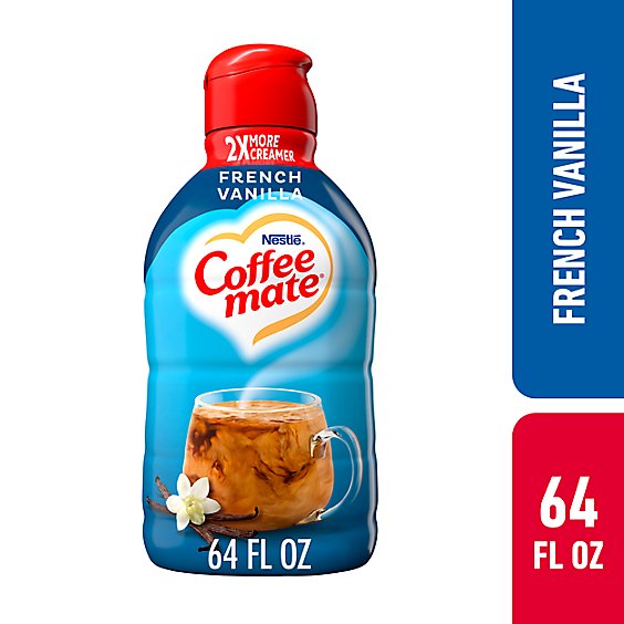 Nestle Coffee mate French Vanilla Liquid Coffee Creamer - 64 Fl Oz - Safeway