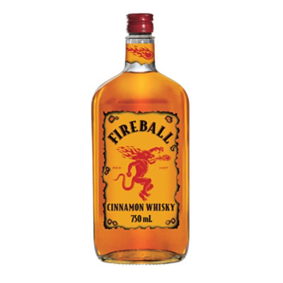 Fireball Hot Cinnamon Blended Whisky 66 Proof In Bottle - 750 Ml - Image 1