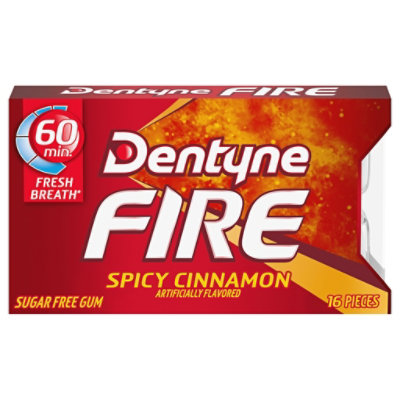 Dentyne Fire Gum Sugar Free Spicy Cinnamon - 16 Count - Image 1