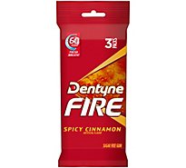 Dentyne Fire Gum Sugar Free Spicy Cinnamon Pack - 3-16 Count