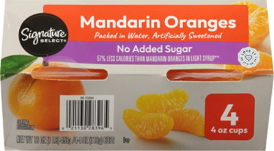 Signature SELECT Mandarin Oranges No Sugar Added Cups - 4-4 Oz - Image 5