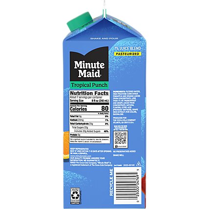 Minute Maid Juice Tropical Punch Carton - 59 Fl. Oz. - Image 2