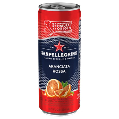 Sanpellegrino Sparkling Beverage Blood Orange - 6-11.15 Fl. Oz.