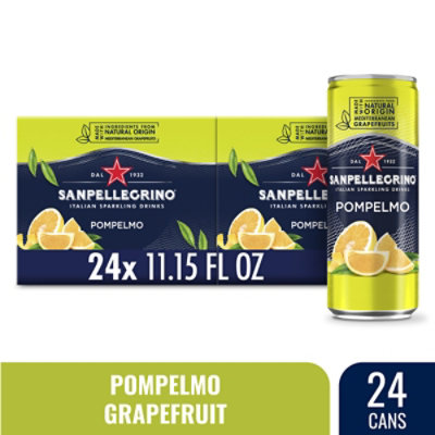 Sanpellegrino Pompelmo Sparkling Fruit Beverage Can - 24-11.15 Fl. Oz. - Image 1