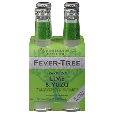 Fever-Tree Sparkling Lime & Yuzu Soda - 4-6.8 Fl. Oz. - Image 3