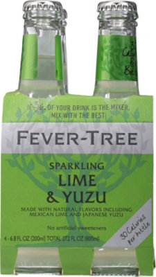 Fever-Tree Sparkling Lime & Yuzu Soda - 4-6.8 Fl. Oz. - Image 6
