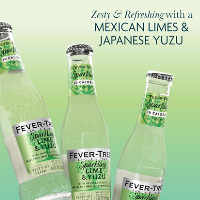 Fever-Tree Sparkling Lime & Yuzu Soda - 4-6.8 Fl. Oz. - Image 3