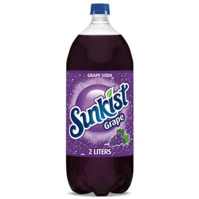 Sunkist Grape Soda Bottle - 2 Liter - Image 1