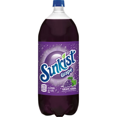 Sunkist Grape Soda Bottle - 2 Liter - Image 4