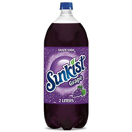Sunkist Grape Soda Bottle - 2 Liter - Image 1