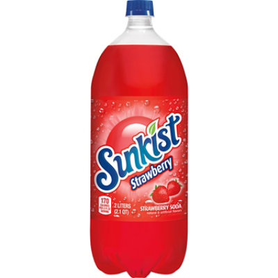 Sunkist Strawberry Soda Bottle - 2 Liter - Image 4