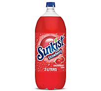 Sunkist Strawberry Soda Bottle - 2 Liter