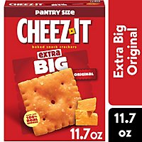 Cheez-It Cheese Crackers Extra Big Baked Snack Crackers Cheez-It Cheese Crackers Extra Big Baked Snack Crackers