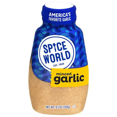Spice World Garlic Minced Squeeze - 9.5 Oz - Image 1