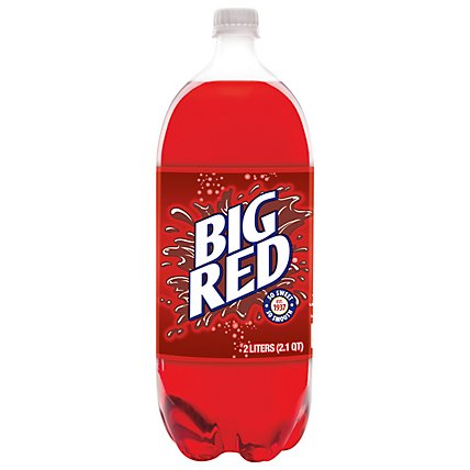 Big Red Soda Bottle - 2 Liter - Image 1