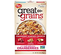Post Great Grains Cranberry Almond Crunch Breakfast Cereal - 14 Oz