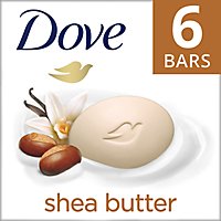 Dove Purely Pampering Beauty Bar Shea Butter - 6-4 Oz - Image 1