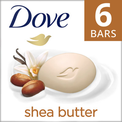 Dove Purely Pampering Beauty Bar Shea Butter - 6-4 Oz